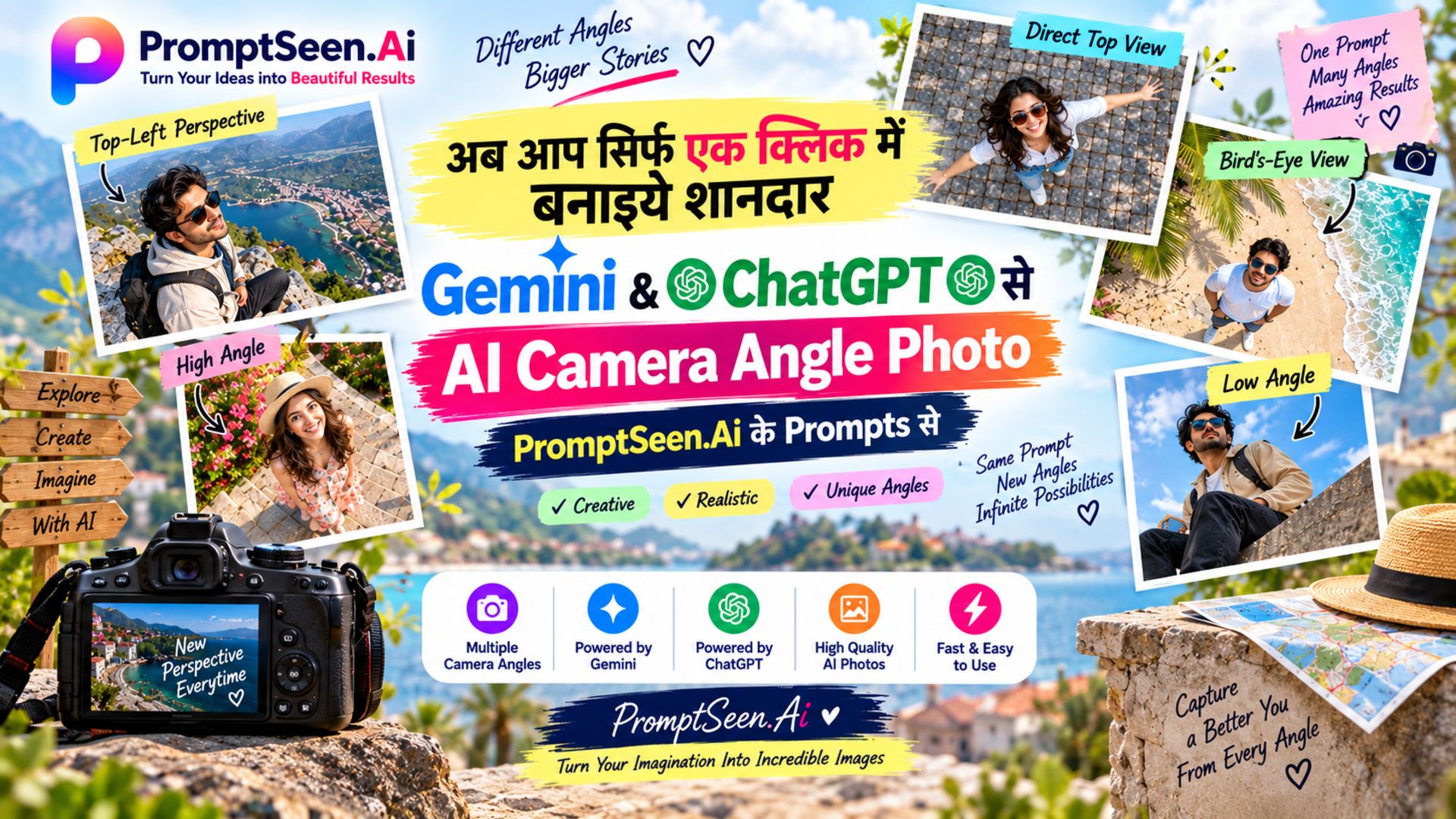 AI Camera Angle Prompts Collection