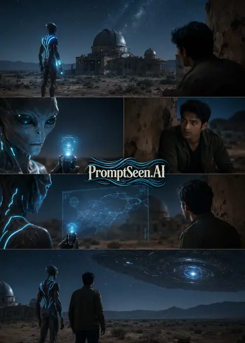 Alien Explorer and Indian Spy Movie Crossover