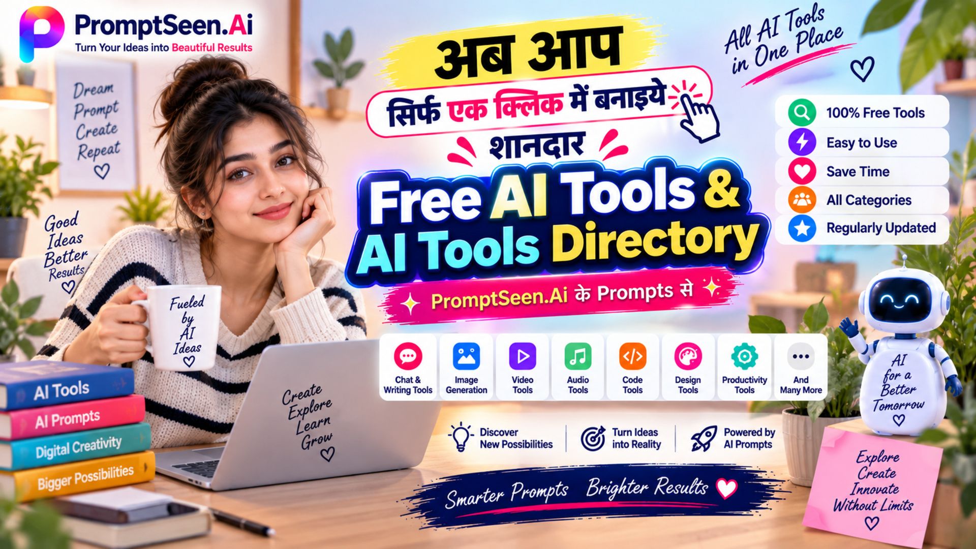 Free AI Tools Directory by PromptSeen AI