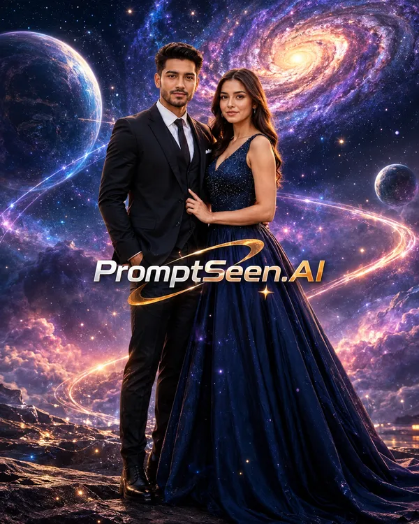Cosmic Stardust Love Comatozze Couple