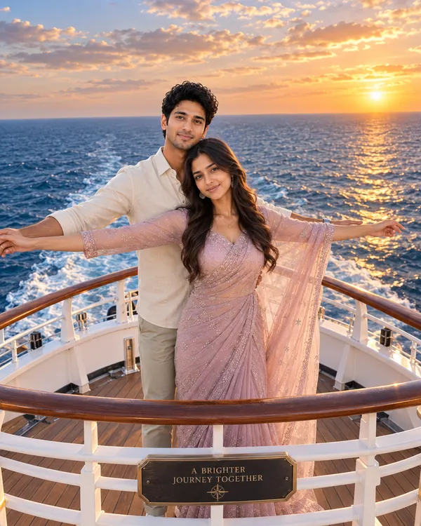Cruise Ship Couple Selfie
