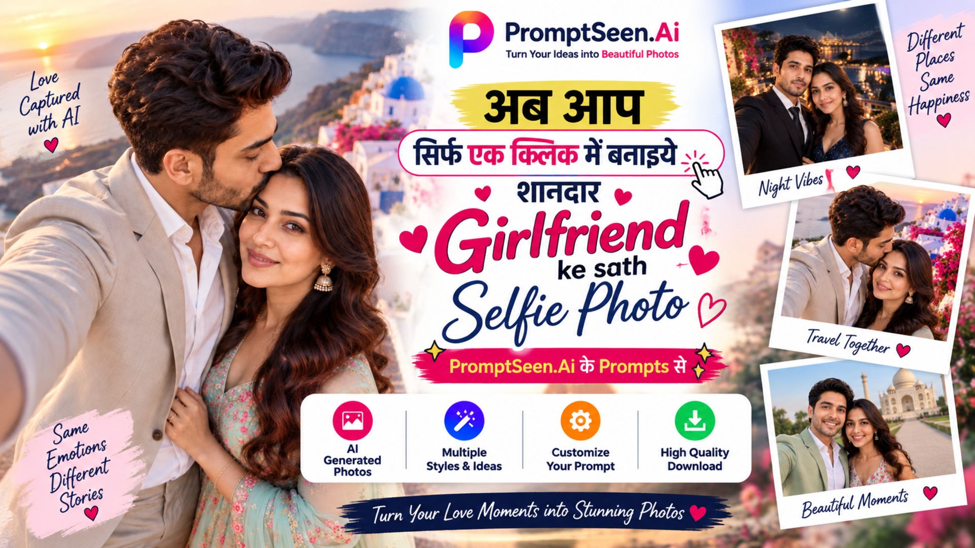 Selfie With Girlfriend Prompts Collection