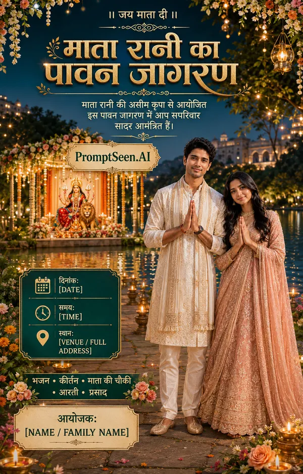 Royal Wedding Attire Mata Jagran – Lakeside Garden