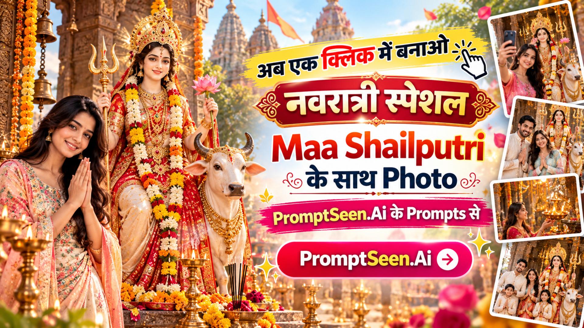 Maa Shailputri AI Photo Prompts