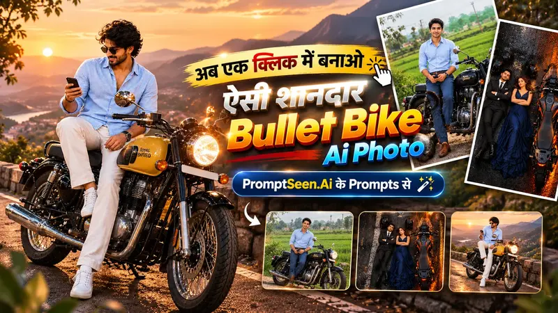 Bullet Bike AI Photo Editing Mera Prompt