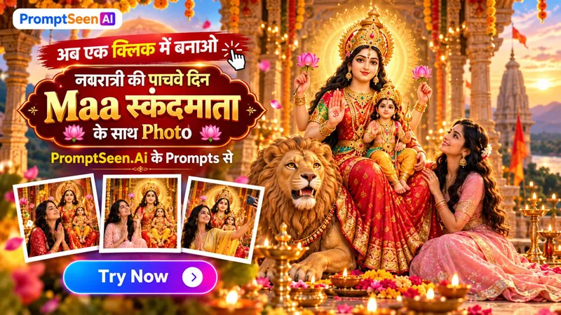 Skandamata Mata Prompt – Navratri Day 5