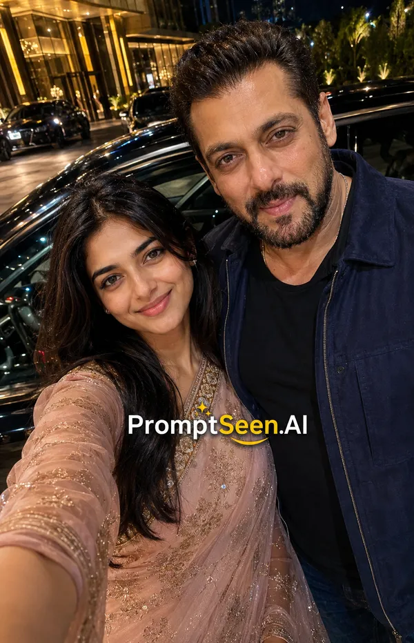 Salman Khan Luxury Car Night Selfie