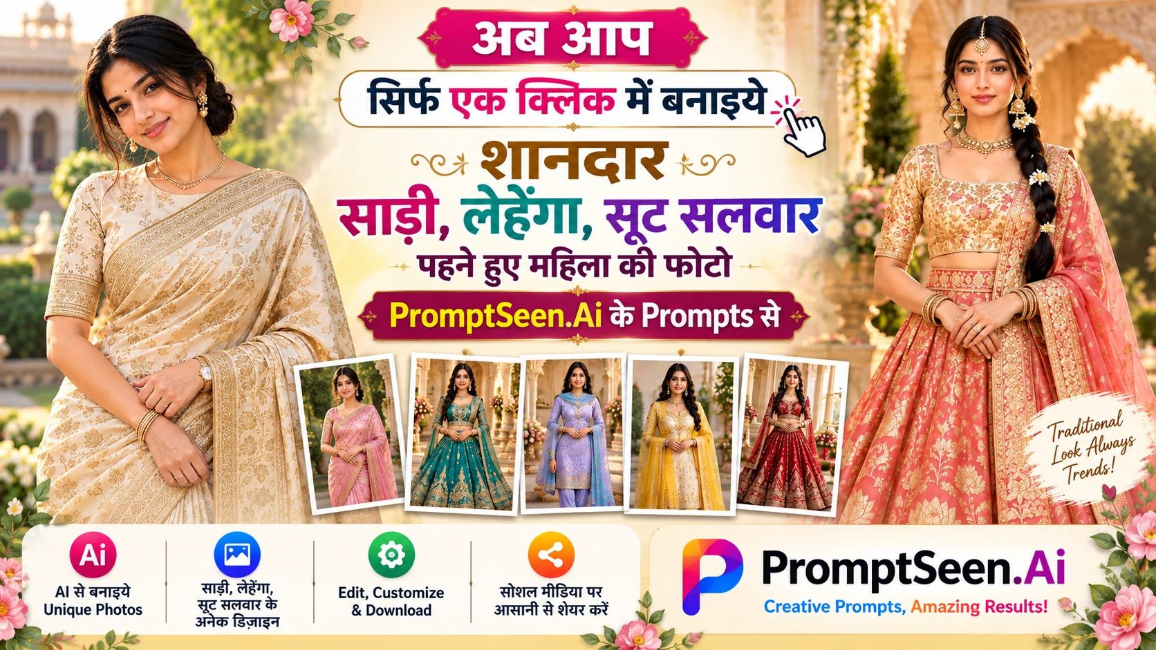 Saree Prompts Collection
