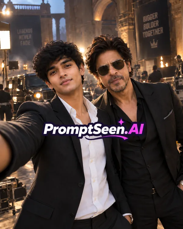 Cinematic King Style Selfie with Shah Rukh Khan