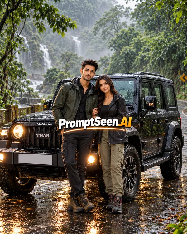 Monsoon Jungle Drive Cinematic Rain Adventure