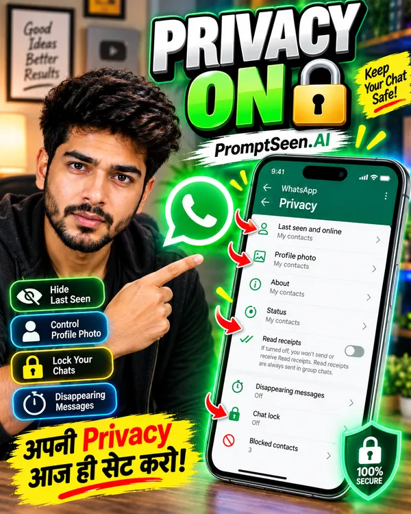 WhatsApp Privacy Settings PRIVACY ON Thumbnail