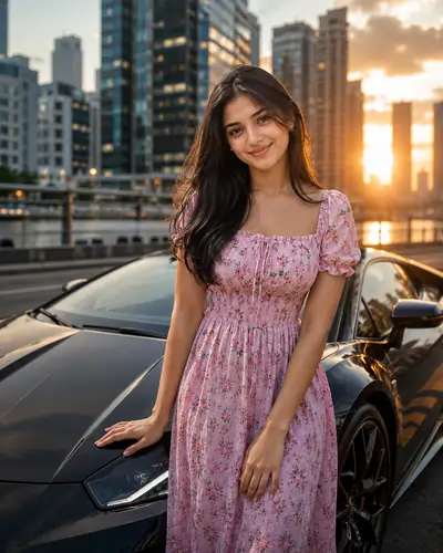 Luxury Sports Car Background Template