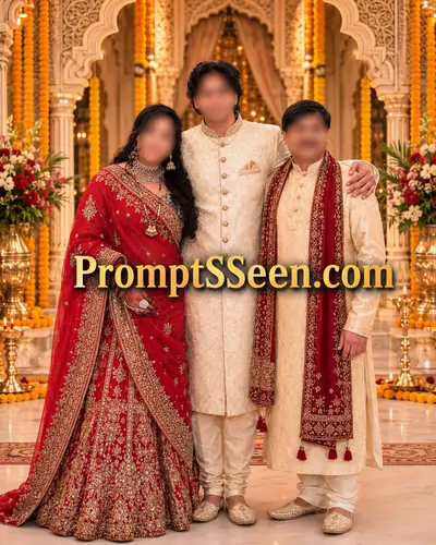 Traditional Indian Wear Portrait Prompt