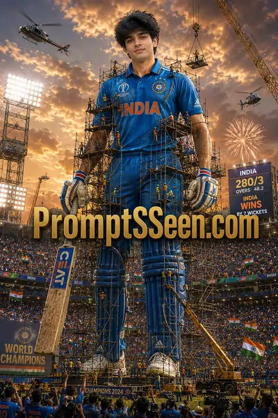 Giant Cricket Legend Viral Style