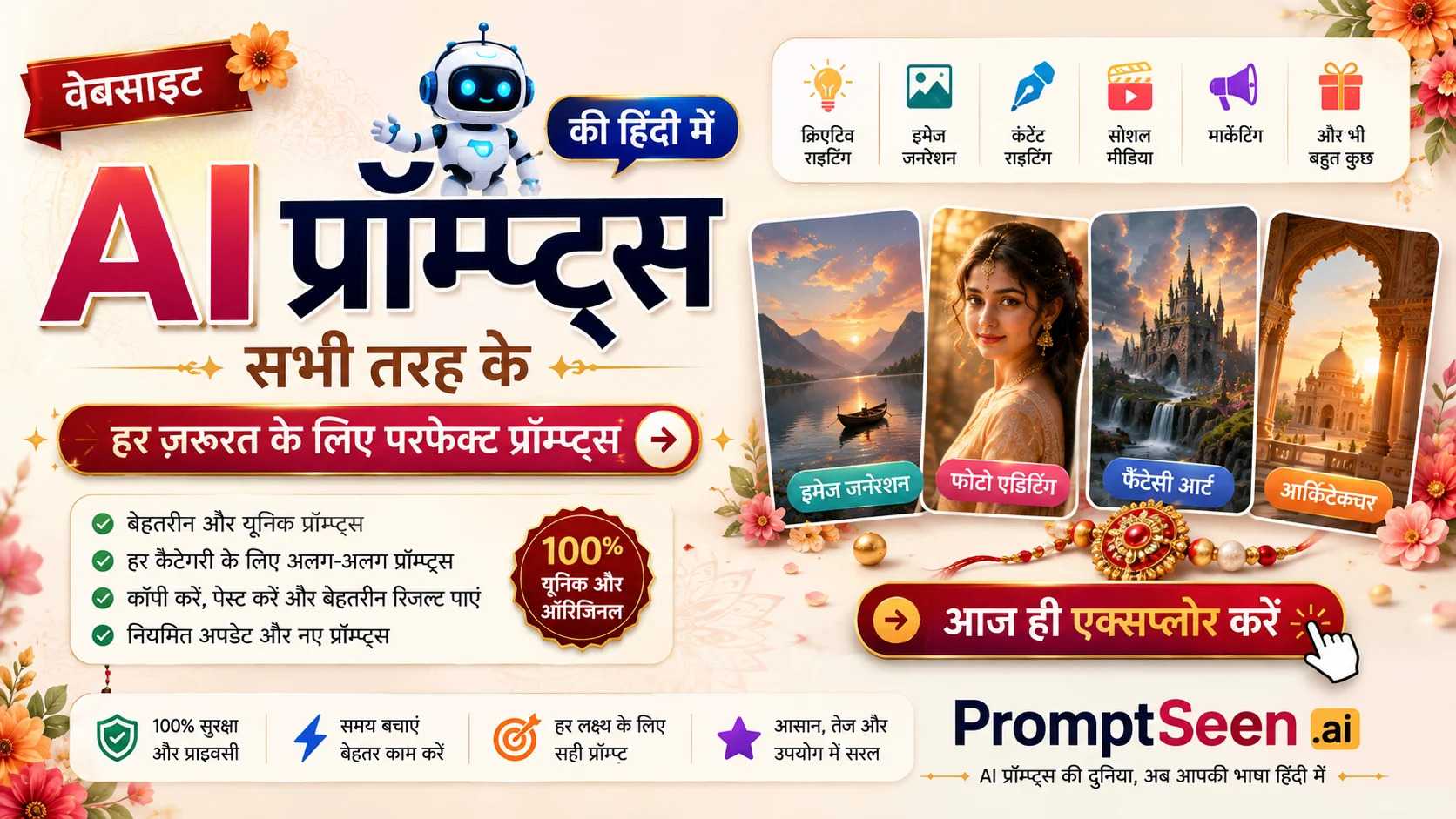 प्रॉम्प्ट सीन हिंदी AI प्रॉम्प्ट्स