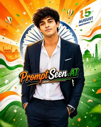 15 August Independence Day Vector Prompt
