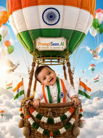Giant Tricolor Balloon Ride