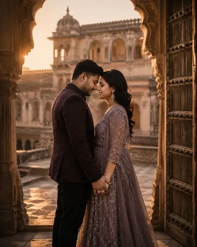 Heritage Fort Pre Wedding AI Photo