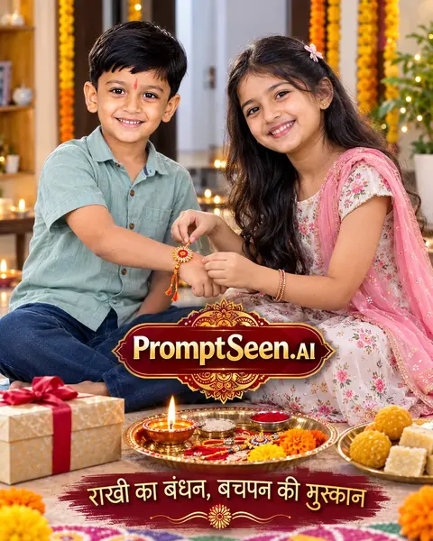 Raksha Bandhan WhatsApp DP Prompt