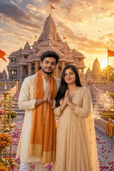 Real Shri Ram Mandir Photo Edit