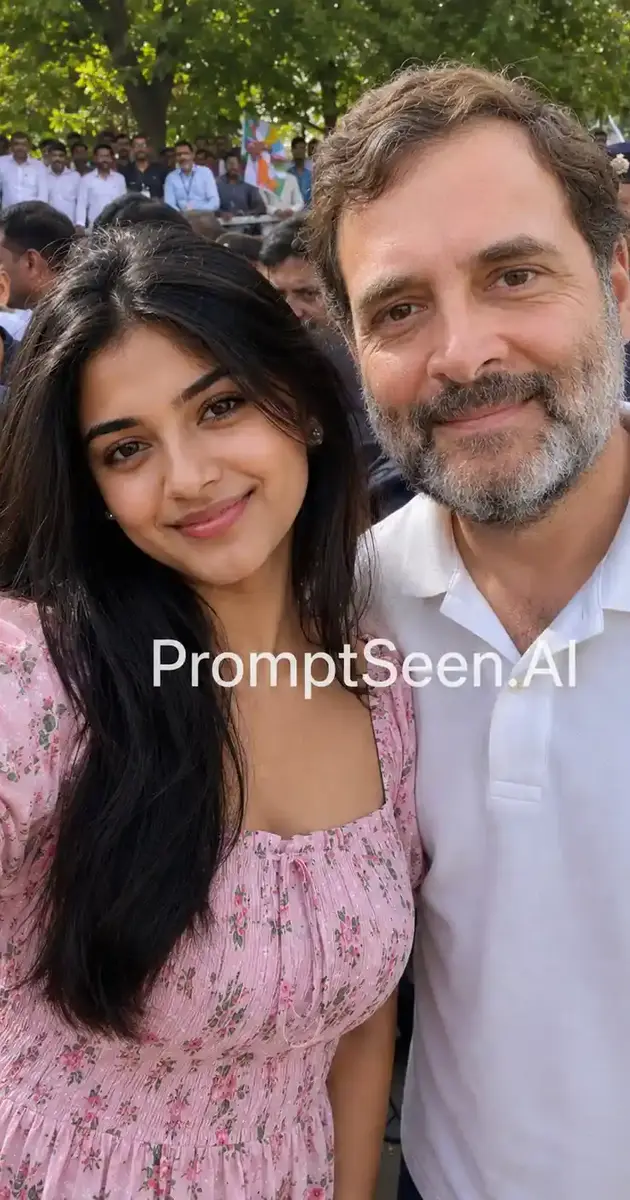 Realistic Selfie With Rahul Gandhi — Indian Public Event
