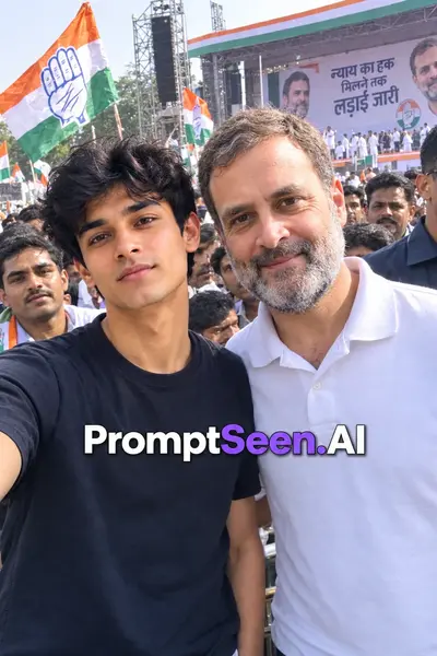 Rahul Gandhi at Congress Party Public Rally