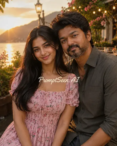 Romantic Photo Prompt Thalapathy Vijay